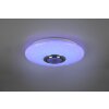 Reality Musica Lámpara de Techo LED Blanca, 2 luces, Mando a distancia, Cambia de color