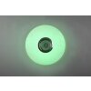 Reality Musica Lámpara de Techo LED Blanca, 2 luces, Mando a distancia, Cambia de color