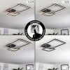 Doyon Lámpara de Techo LED Negro, 1 luz