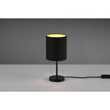 Reality JERRY Lámpara de mesa Negro, 1 luz