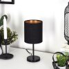 Varmo Lámpara de mesa Negro, 1 luz