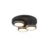 Lámparas Trio Franklin Plafones LED Antracita, 3 luces