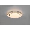 Reality Atria Lámpara de Techo LED Negro, Blanca, 1 luz, Mando a distancia