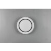Reality Atria Lámpara de Techo LED Negro, Blanca, 1 luz, Mando a distancia