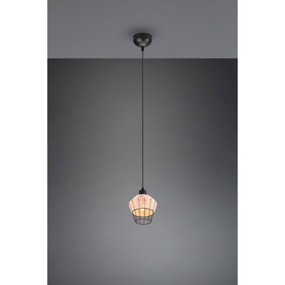 Reality Borka Lámpara Colgante Negro, 1 luz main product photo