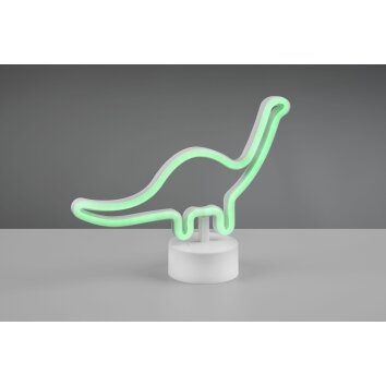 Reality Bronto Lámpara de mesa LED Blanca, 1 luz