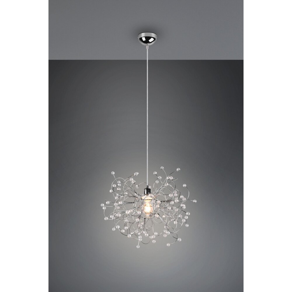 Reality Gloria Lámpara Colgante Cromo, 1 luz main product photo