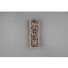Reality Lovis Aplique Negro, 2 luces