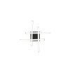 Reality Route Lámpara de Techo LED Negro, 4 luces