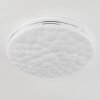 Savardeix Lámpara de Techo LED Cromo, Blanca, 1 luz, Mando a distancia, Cambia de color