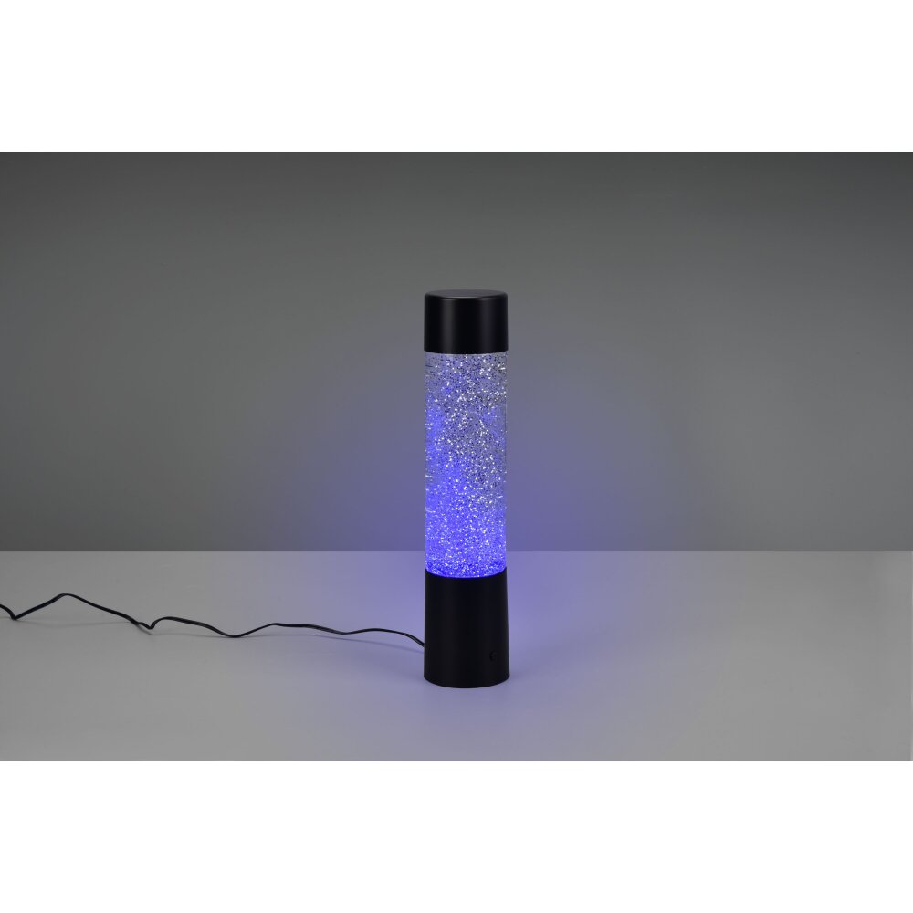 Reality Glitter Lámpara de mesa LED Negro, Transparente, claro, 1 luz main product photo