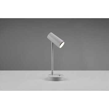 Reality Lenny Lámpara de mesa LED Gris, 1 luz