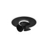 Reality Nybro Ventilador de techo LED Negro, 1 luz, Mando a distancia