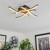 Letala Lámpara de Techo LED Color madera, 4 luces