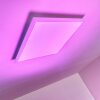 Voisines Lámpara de Techo LED Blanca, 1 luz, Mando a distancia, Cambia de color