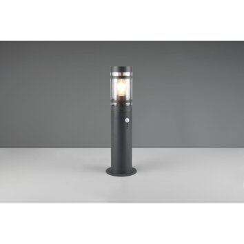 Lámparas Reality PALOMA Lámpara de pie para exterior Antracita, 1 luz, Sensor de movimiento