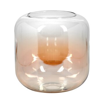 Pantalla de cristal  Lauden Vidrio de recambio 20 cm Colores ámbar, Transparente