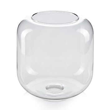 Pantalla de cristal  Lauden Vidrio de recambio 20 cm Transparente