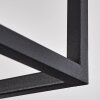 Wick Lámpara de Techo Negro, 4 luces