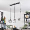 Koyoto Lámparas suspendidas, Luminarias esféricas, Lámparas colgantes Transparente, Ahumado, 3 luces