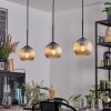 Koyoto Lámparas suspendidas, Luminarias esféricas, Lámparas colgantes Colores ámbar, 3 luces
