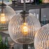 Koyoto Lámparas suspendidas, Luminarias esféricas, Lámparas colgantes Transparente, 3 luces