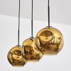 Ripoll Lámparas suspendidas, Luminarias esféricas, Lámparas colgantes dorado, 3 luces