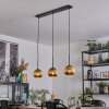 Koyoto Lámparas suspendidas, Luminarias esféricas, Lámparas colgantes dorado, 3 luces