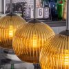 Koyoto Lámparas suspendidas, Luminarias esféricas, Lámparas colgantes dorado, 3 luces