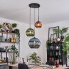Koyoto Lámparas suspendidas, Luminarias esféricas, Lámparas colgantes, Lámpara colgante de clúster Azul, Verde, Color cobre, 3 luces