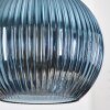 Koyoto Lámparas suspendidas, Luminarias esféricas, Lámparas colgantes, Lámpara colgante de clúster 30 cm Azul, dorado, Verde, 3 luces