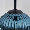 Koyoto Lámparas suspendidas, Luminarias esféricas, Lámparas colgantes 35 cm Azul, dorado, Verde, Color cobre, 4 luces