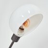 Nikkala Lámpara de pie Cromo, Negro, 5 luces