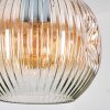 Ripoll Lámparas suspendidas, Luminarias esféricas, Lámpara colgante de clúster Colores ámbar, Transparente, Ahumado, 3 luces