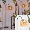 Koyoto Lámpara de pie Cromo, Negro, 1 luz
