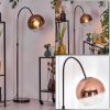 Koyoto Lámpara de pie Cromo, Negro, 1 luz
