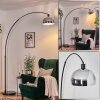 Baloca Lámpara de pie, Lámparas de pie tipo arco Negro, 1 luz