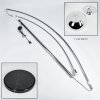 Baloca Lámpara de pie Cromo, Negro, 1 luz