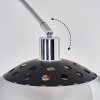 Baloca Lámpara de pie Cromo, Negro, 1 luz