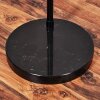 Baloca Lámpara de pie, Lámparas de pie tipo arco Cromo, Negro, 1 luz