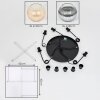 Koyoto Lámparas suspendidas, Luminarias esféricas, Lámpara colgante de clúster Colores ámbar, Transparente, Ahumado, 5 luces