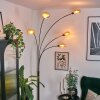 Nikkala Lámpara de pie Cromo, Negro, 5 luces