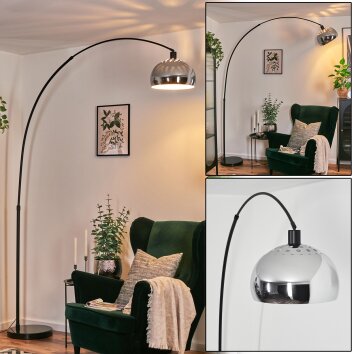 Baloca Lámpara de pie Negro, 1 luz