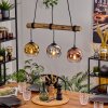 Ripoll Lámparas suspendidas, Luminarias esféricas, Lámparas colgantes Crudo, Negro, 3 luces
