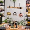 Ripoll Lámparas suspendidas, Luminarias esféricas, Lámparas colgantes Crudo, Negro, 3 luces