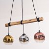 Ripoll Lámparas suspendidas, Luminarias esféricas, Lámparas colgantes Crudo, Negro, 3 luces