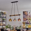 Ripoll Lámparas suspendidas, Luminarias esféricas, Lámparas colgantes Crudo, Negro, 3 luces