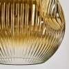 Ripoll Lámparas suspendidas, Luminarias esféricas, Lámpara colgante de clúster Colores ámbar, dorado, Transparente, Color cobre, Ahumado, 4 luces