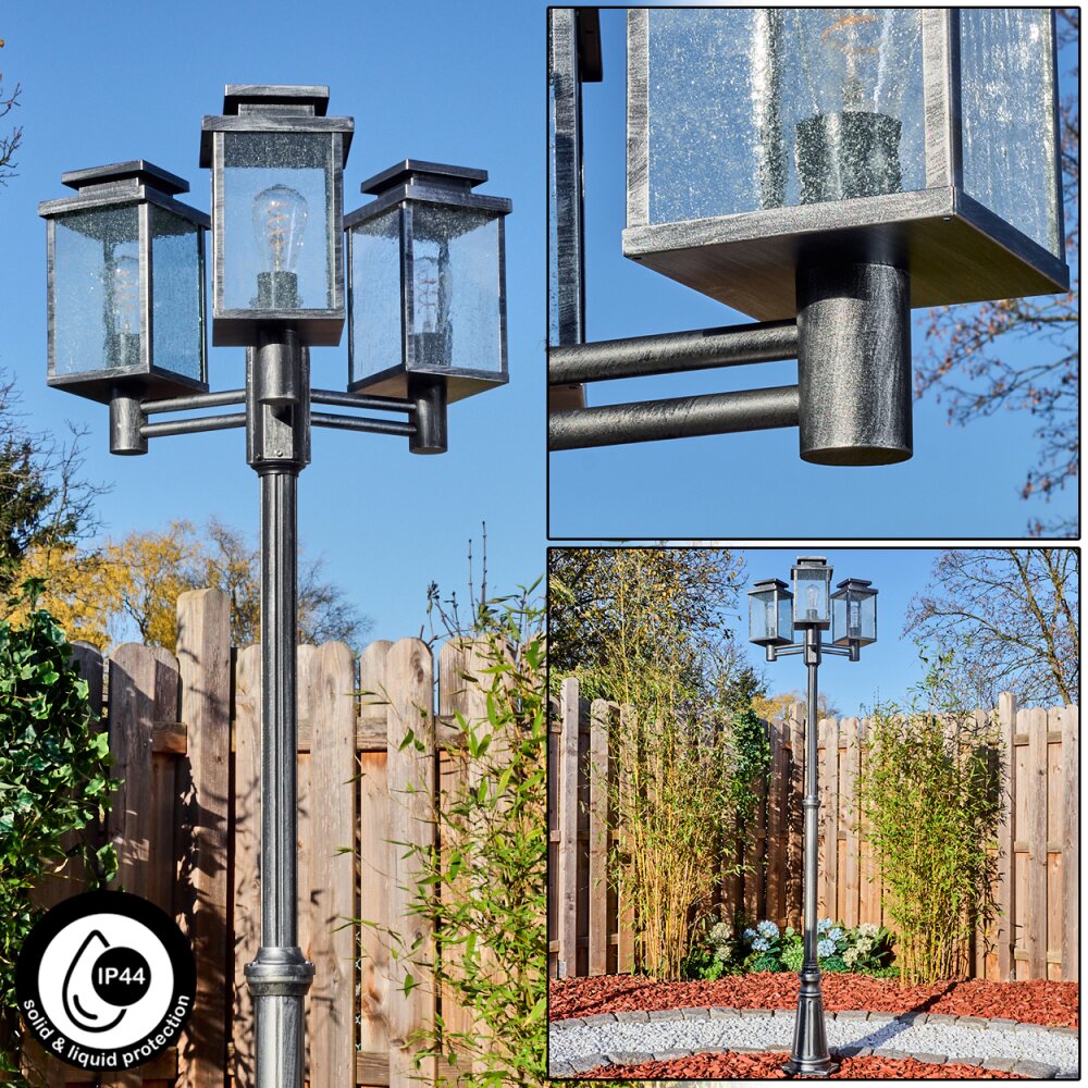 Tieva Candelabro, Iluminación de caminos Negro, Plata, 3 luces main product photo