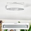Elmar Plafones LED Blanca, 1 luz